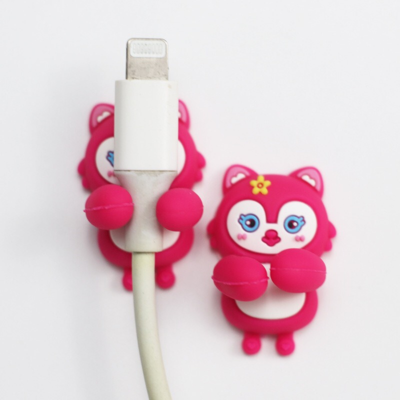 データケーブルストレージデスクトップホルダーかわいい漫画ケーブルオーガナイザーシームレスパンチフリーモバイル充電ケーブル固定クリップ|undefined
