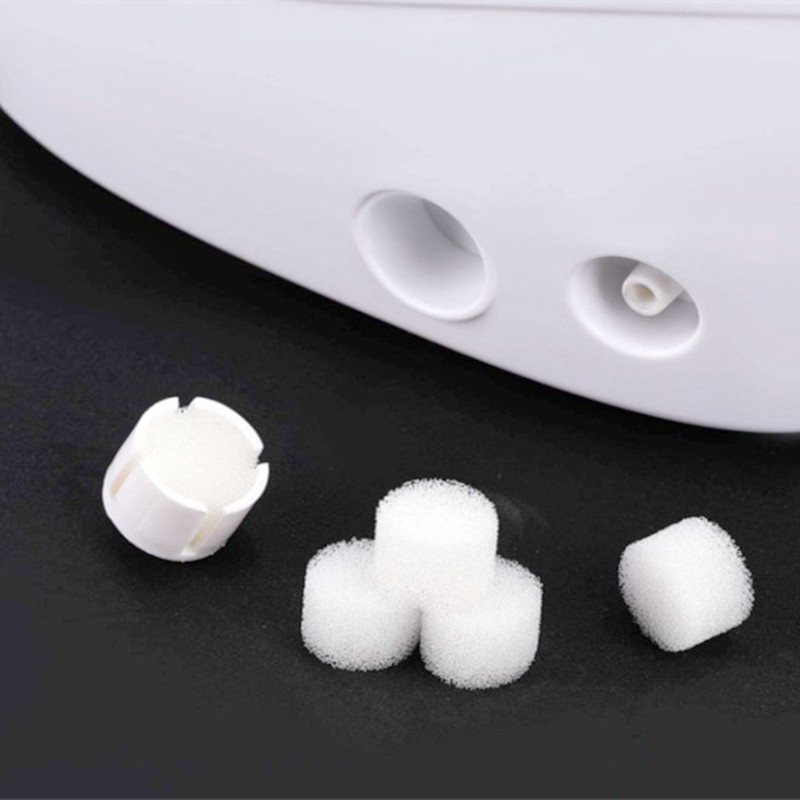 厂家批发压缩机过滤海绵 白色圆形PU滤芯 15*9mm圆柱聚氨酯过滤棉