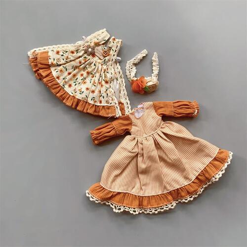 30 cm doll 6-piece BJD girl's ghost mother dress-up set princess figure costume doll outfit