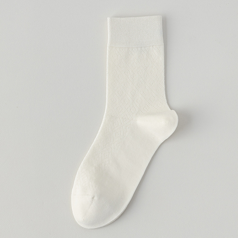 Calcetines de negocios de verano de algodón, calcetines de algodón transpirables de malla, calcetines antiolor, calcetines de hombre al por mayor