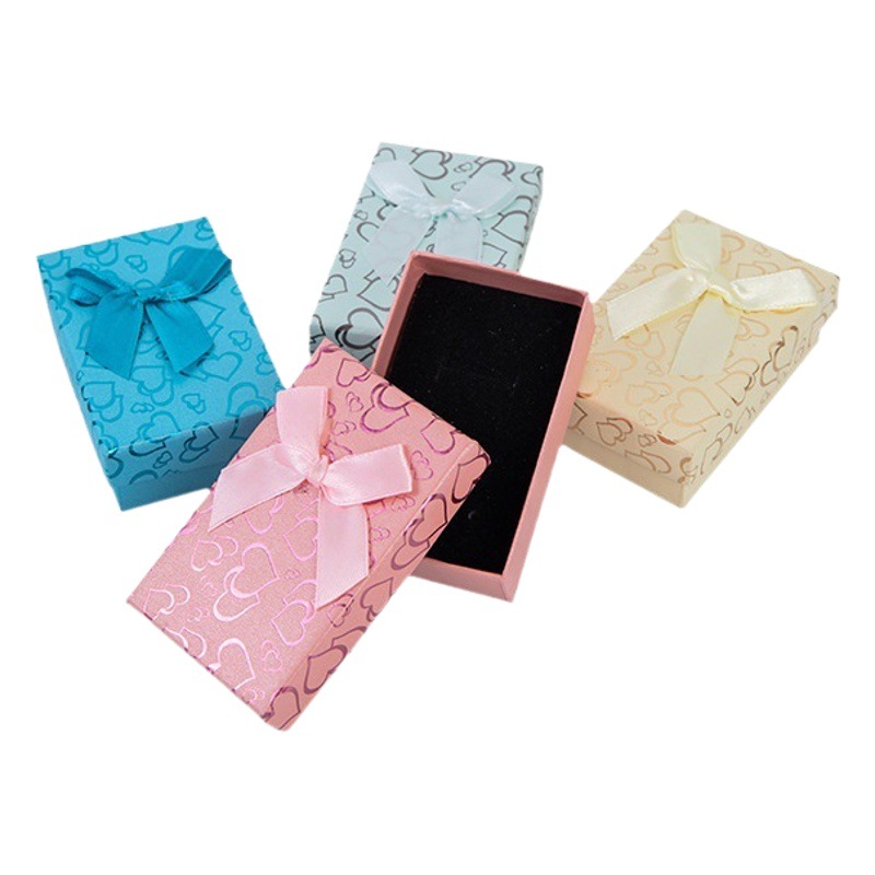 Caja de Regalo para Joyas con Tapa de Papel para Regalos de Cumpleaños