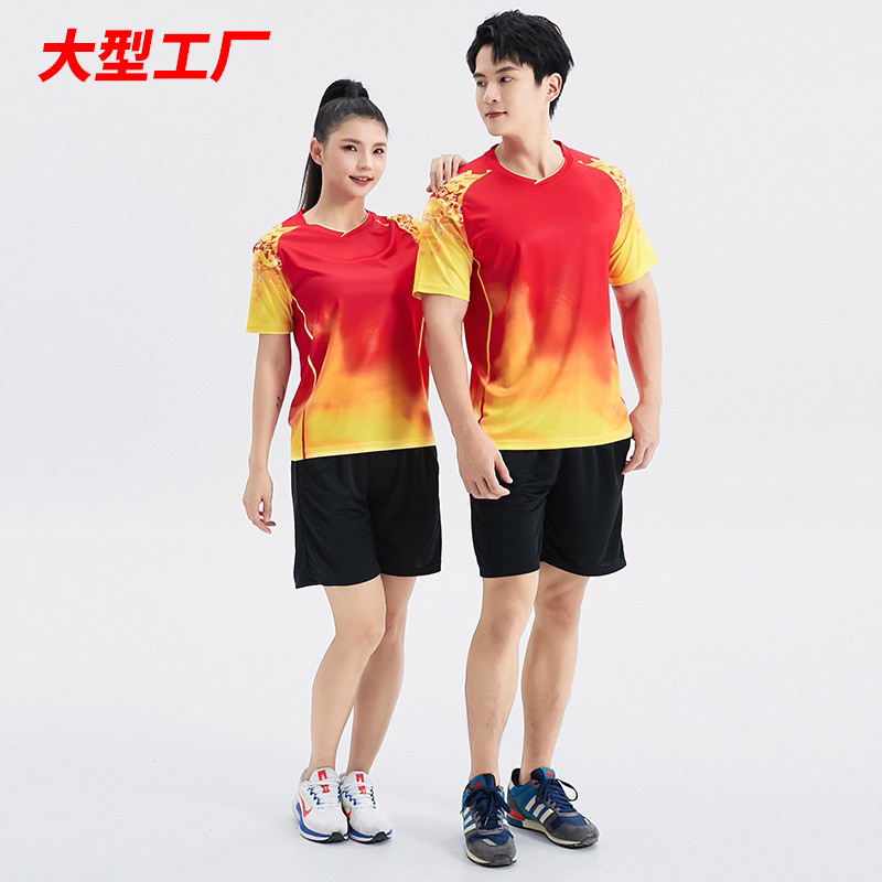 Uniforme de pelota verano nuevo estilo bádminton campamento de verano al aire libre traje de ropa deportiva equipo de estudiantes adultos impresión de ropa competitiva