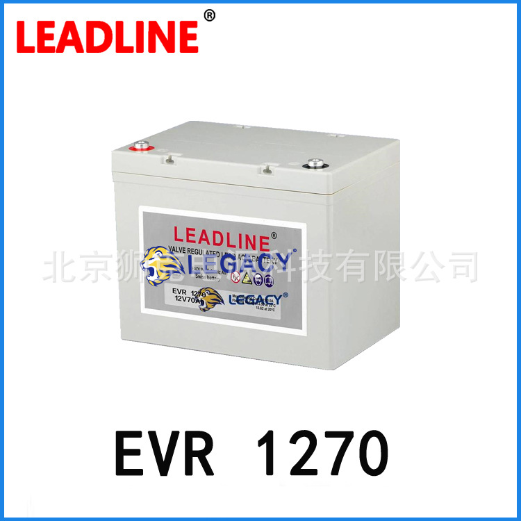 LEADLINE蓄电池12V70AH型号EVR 1270船舶储能用电池
