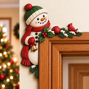 �rƤ���T��Ȥ�^�� Christmas Peekaboo Door Frame�}�Q�T����b�
