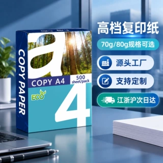 A4打印纸70g/80g整箱2500张办公家用复印纸白纸跨境专供源头工厂