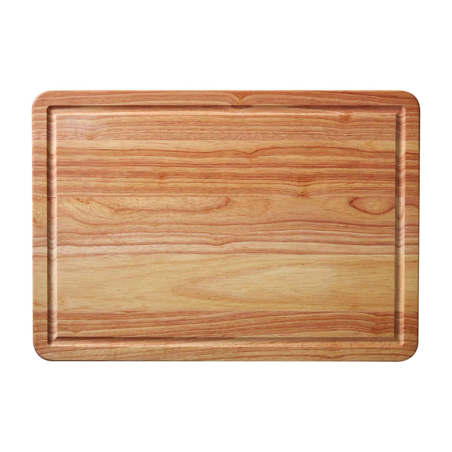 Tablero de madera, tablero de corte de madera sólida, tablero de corte de madera, tablero de corte de cocina, tablero de filete ranurado