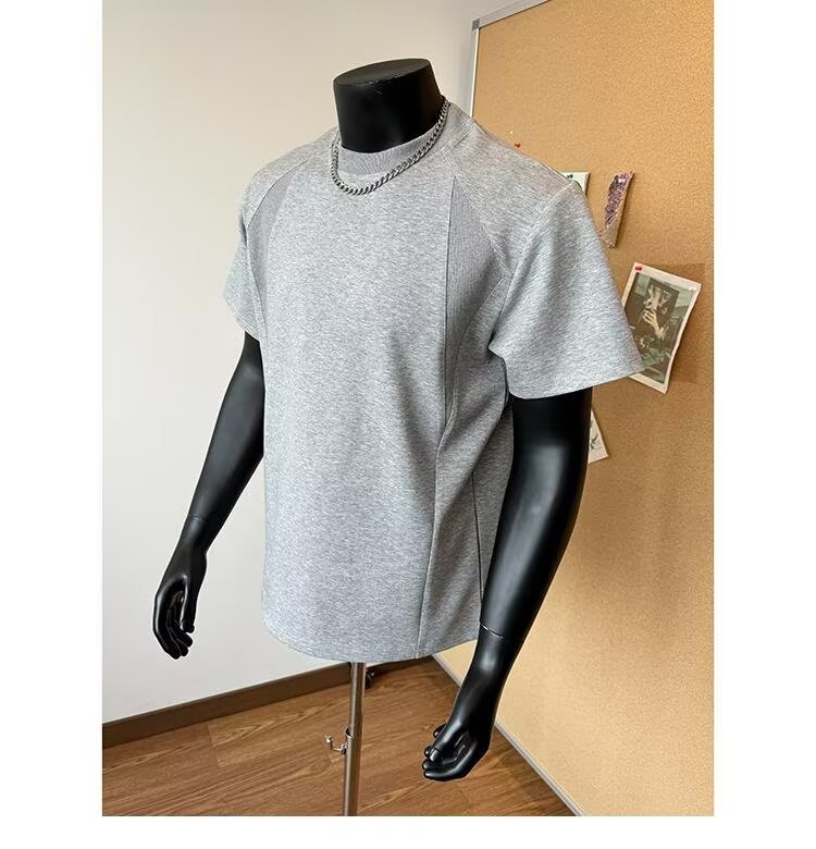 Men's Premium Heavyweight T-shirt With Structured Shoulder Design_voghion.com