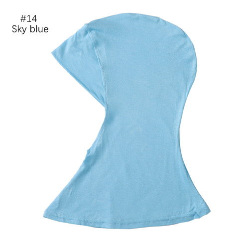 Cross-border Modal Breathable Neck Protector Highly Elastic Multi-Color Base Hat and Head Cover Solid Color Scarf Adjustable