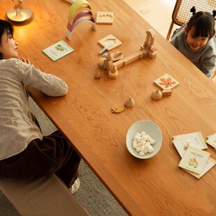 Euler Furniture Solid Wood Dining Table Thickened Nordic Japanese Style Household Small Apartment Long Table Cherry Wood Worktable Large Board Table