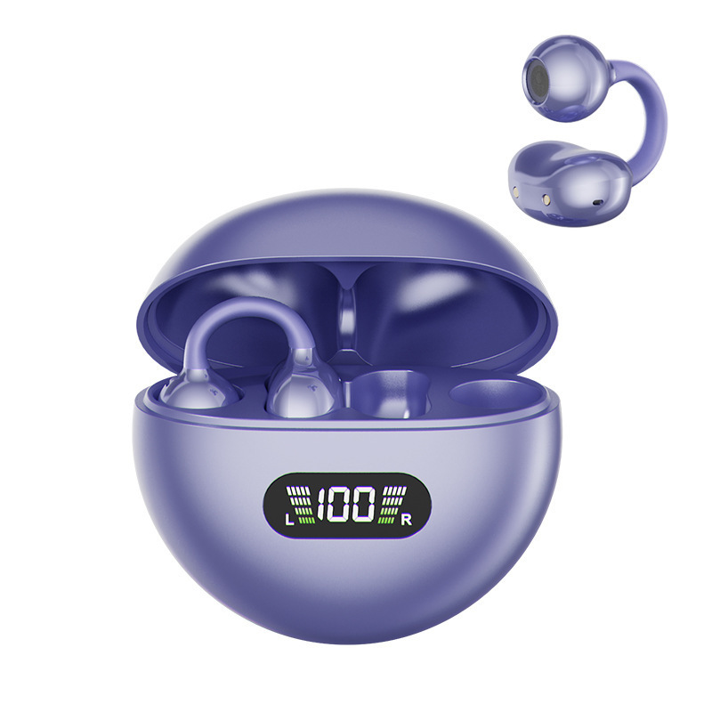 Audífonos Bluetooth AirMAX Transfronterizos, Intrauditivos, Pantalla Táctil LCD a Color, Reducción de Ruido, Modelo Transparente, Batería de Ultra Larga Duración, Deportivos