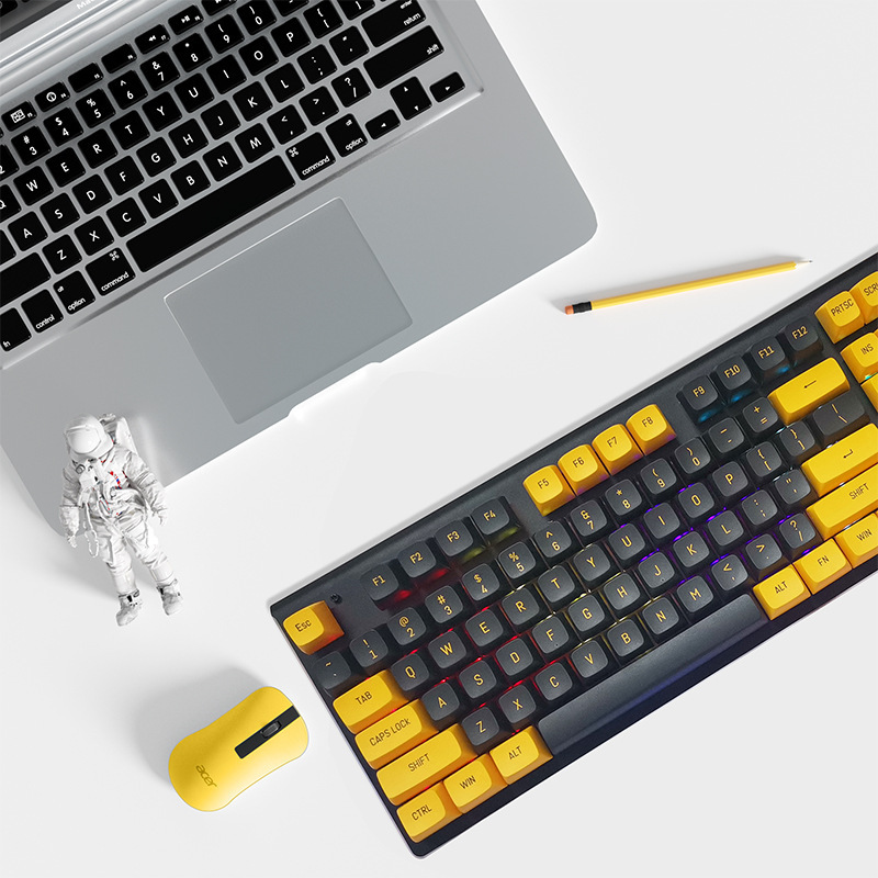 CSA height PBT two-color injection keycap waterless port closed character opaque light full set of mechanical keyboard keycap CSA height PBT two-color injection keycap waterless port closed character opaque light full set of mechanical keyboard keycap