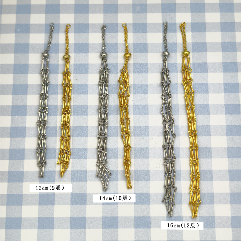 Gold and silver stainless steel niche mesh bag accessories for lipstick, hand cream, lighter storage, and jewelry, cross-border foreign trade wholesale