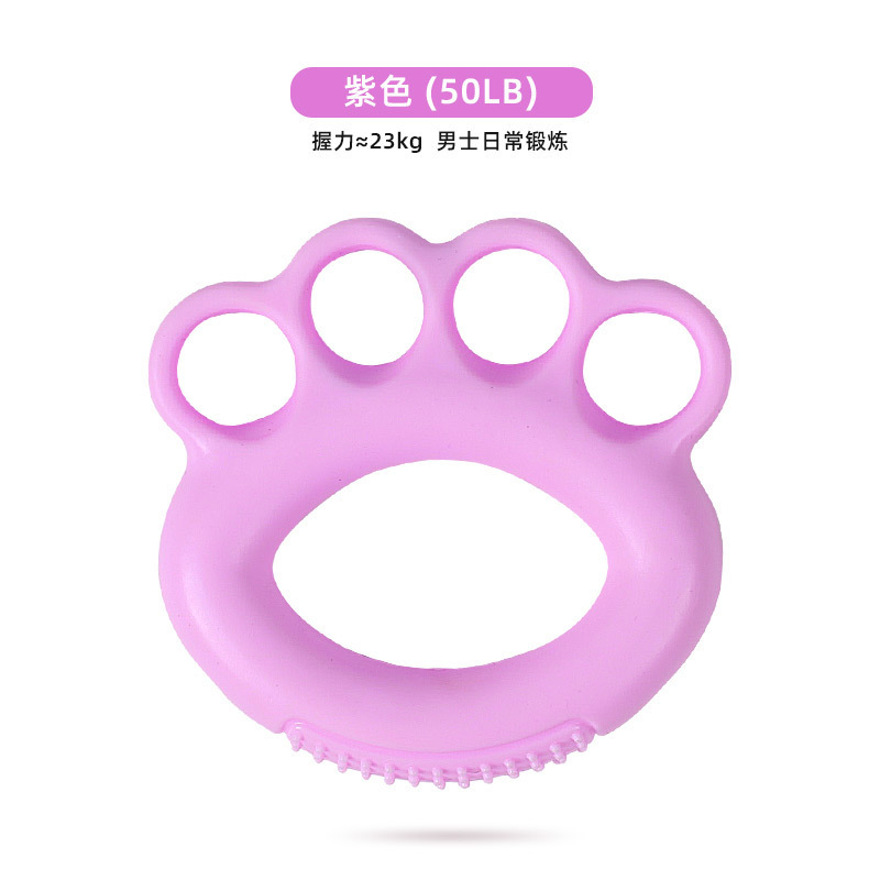 En stock entrenador de dedos para terapia física, anillo de agarre con puntos de masaje, fortalecedor de cinco dedos