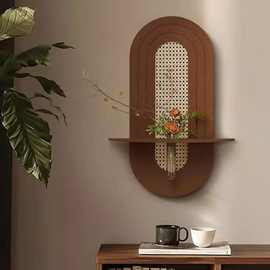 立体竹编水培装饰画鲜花绿植植物玄关挂画过道走廊感客厅餐厅