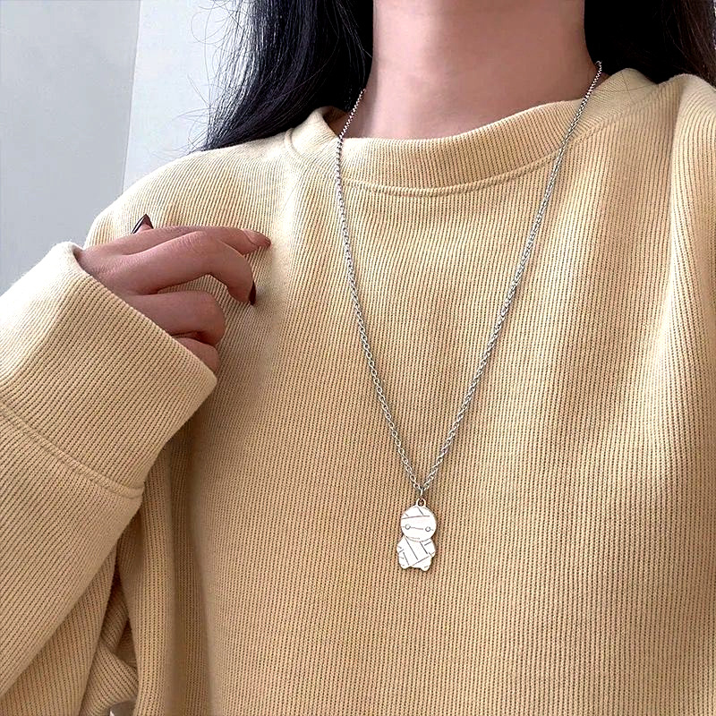 Brand necklace hip-hop style