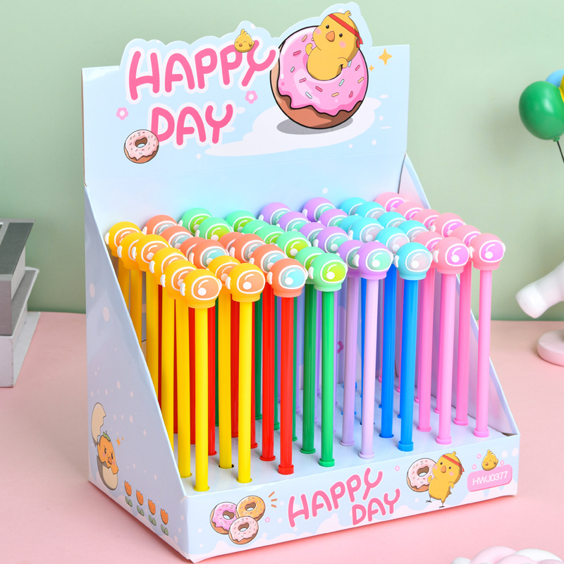 Cutie astronauta dibujos animados bolígrafo neutro 0.5mm negro bolígrafo de carbono para estudiantes primarios premios 1 de junio regalos para niños