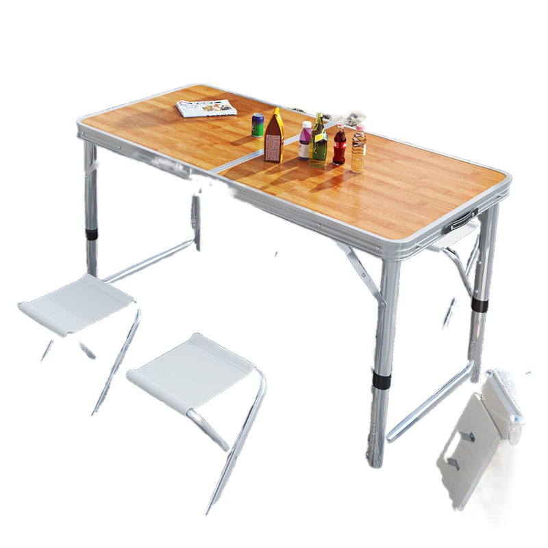 Mesa Mercado nocturno Puesto de polvo de hielo Mesa simple Camping al aire libre para comer Mesa portátil Puesto multifuncional Mesa plegable especial
