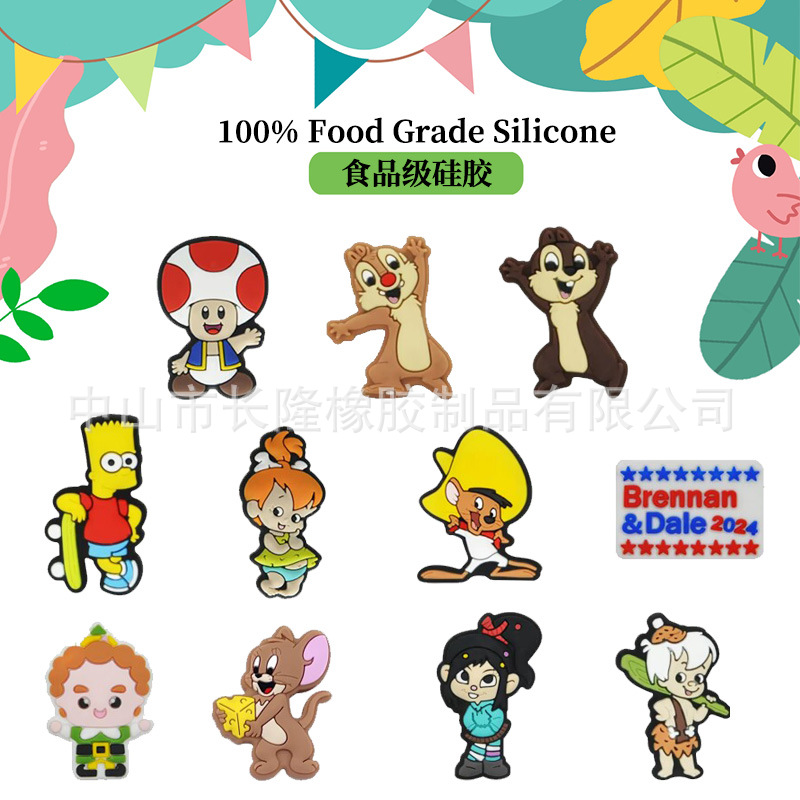 cartoon silicone beads