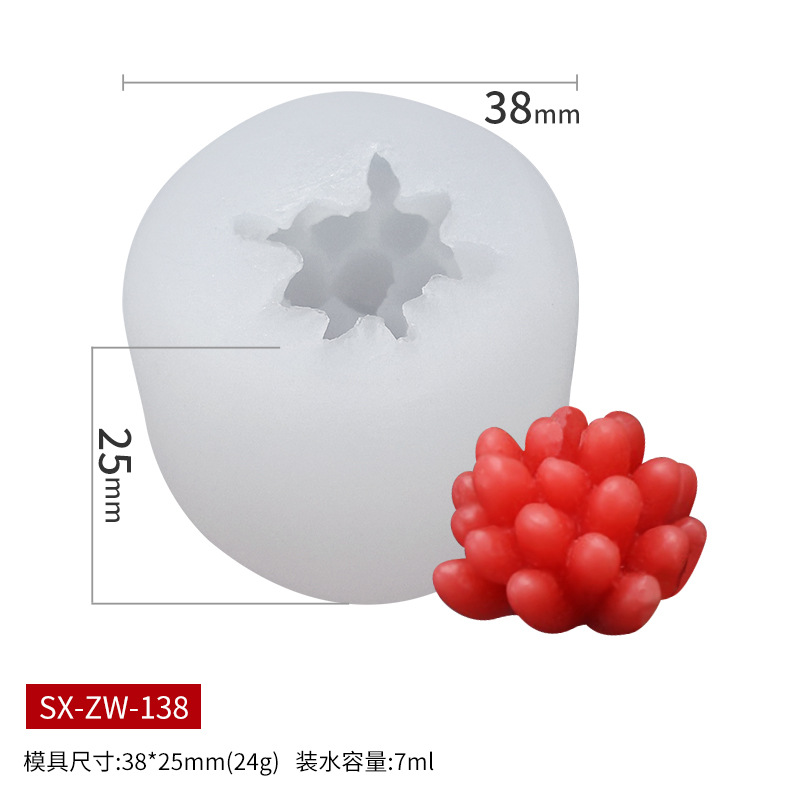 Sanxin tridimensional suculenta silicona vela molde DIY aromaterapia vela fragante piedra yeso pudín pastel herramienta de molienda