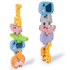 Tower, smart toy, wooden constructor, teaches balance, early education