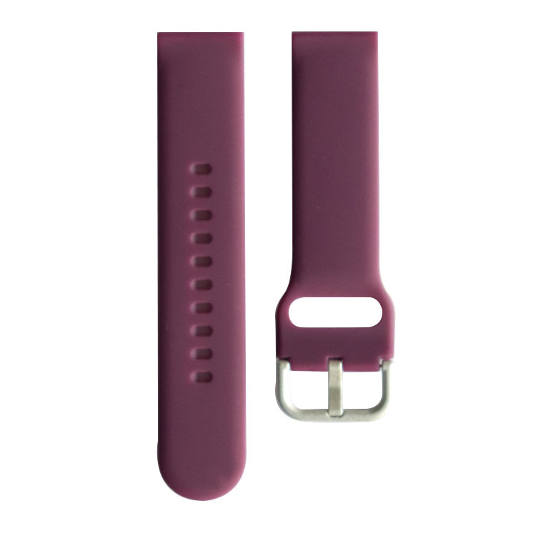 Para Samsung Galaxy reloj Active2 correa de silicona de color sólido 20/22mm correa universal en stock