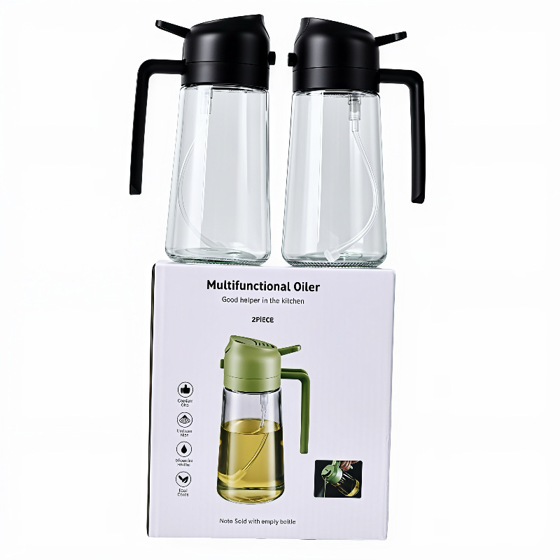 Fábrica de botellas de pulverización de doble propósito suministro directo de alta calidad de vidrio grueso anti-colgante a prueba de fugas botellas de pulverización a granel soporte personalizado