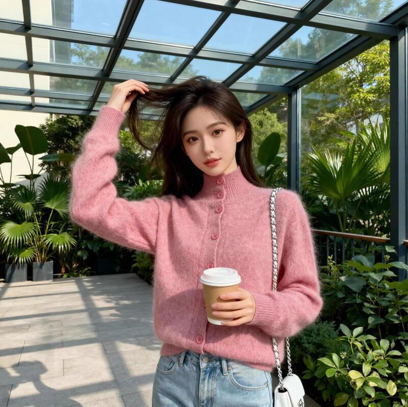 Special Edition Without Additional Items ~ Multi-Button Cashmere Fleece Knitted Cardigan 67.5kg Neipuyuan Special Edition Without Additional Items ~ Multi-Button Cashmere Fleece Knitted Cardigan 67.5kg Neipuyuan