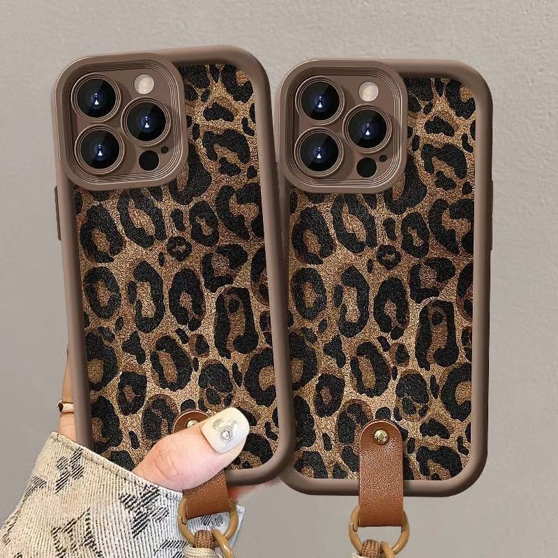 Simple Leopard Print iPhone16proMAX Phone Case Wallet Apple 14 All-inclusive Apple 13promax15 Simple Leopard Print iPhone16proMAX Phone Case Wallet Apple 14 All-inclusive Apple 13promax15