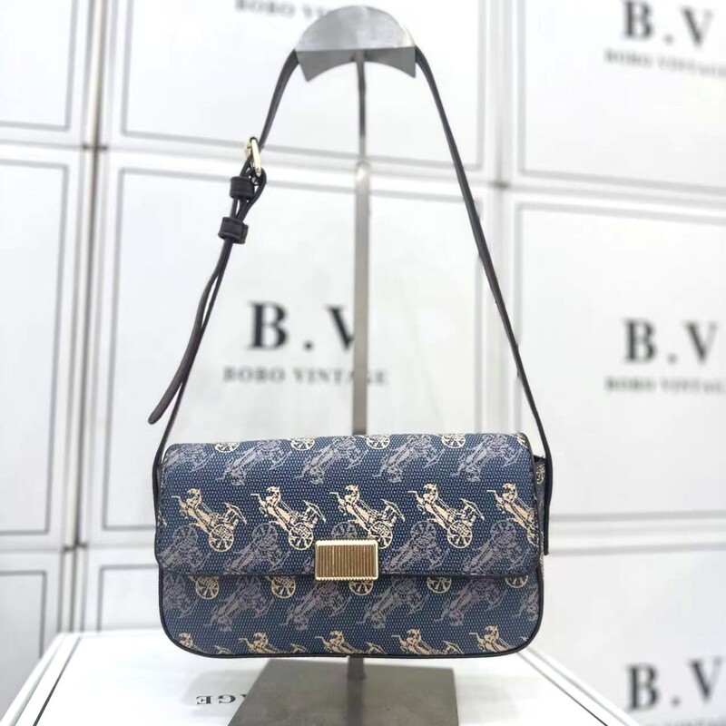 Fashion Versatile Simple Car and Horse Print Designer High-Quality Underarm 2025 Women's Shoulder Crossbody Bag