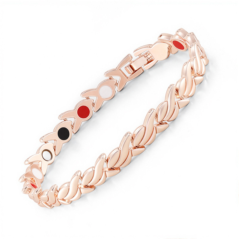 Golden bracelet, pink gold