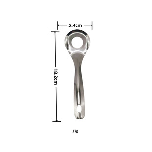 Cross-Border Stainless Steel Household Meatball Spoon Kitchen Gadget Hand-Squeezed Meatball Spoon Fish Ball Scooping Maker