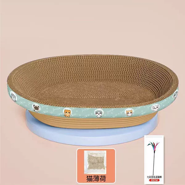 Extra large oval + cat stick (suitable for all cats)