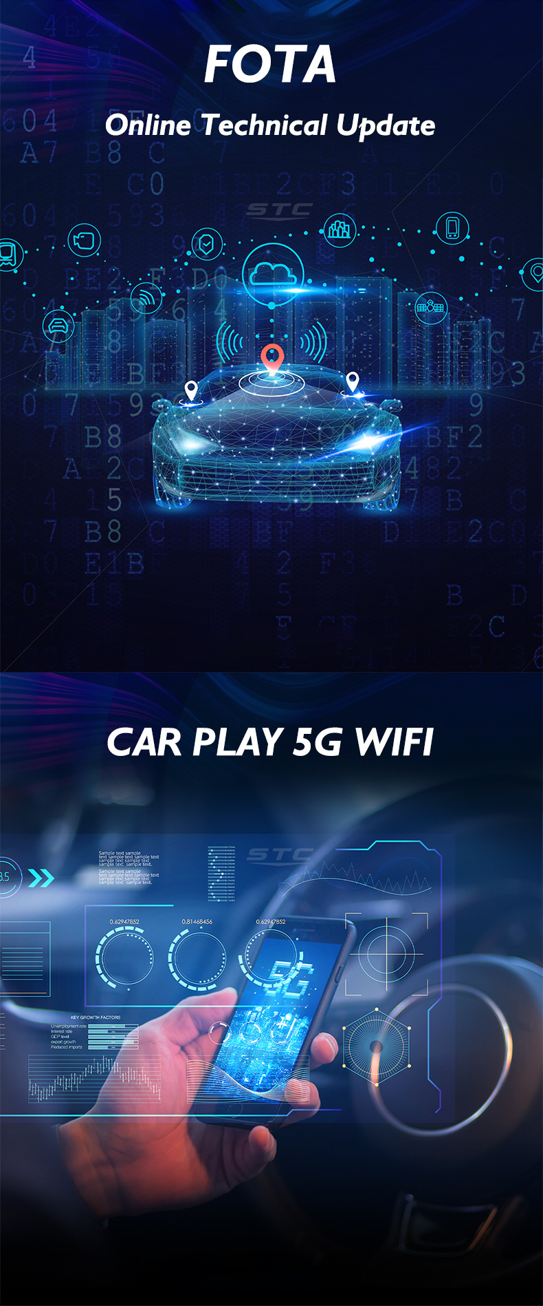9/ 10inch Car Android Gps Navigation Radio Car Player with Carplay Smart Car Radio Dvd