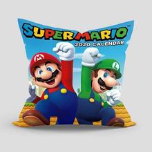 Super Mario Bros Luigi Cushion Cover Plush Game Pillowcase跨