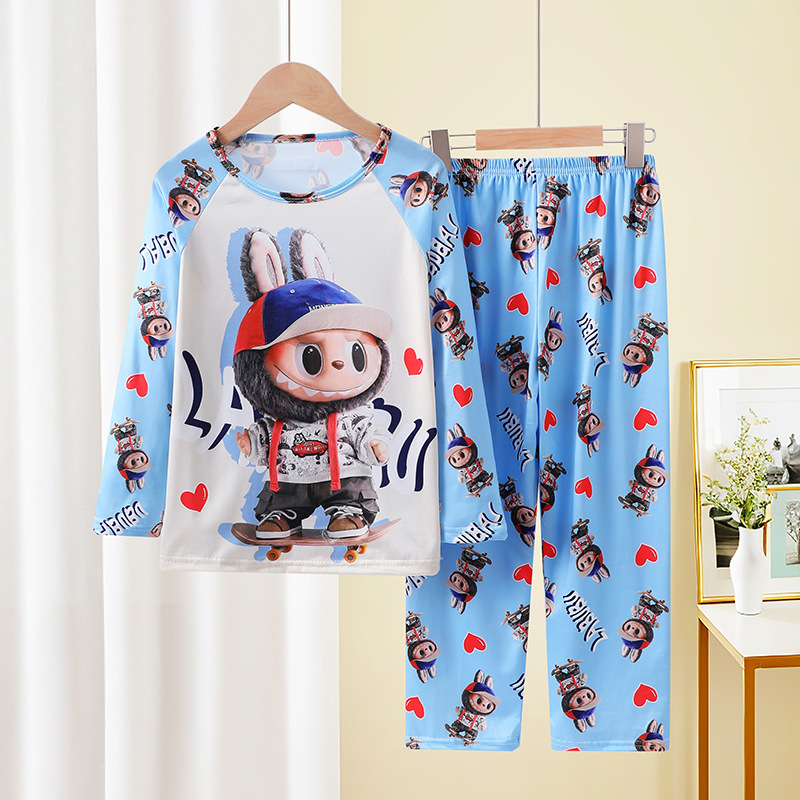 Foreign trade children's pajamas set for boys and girls