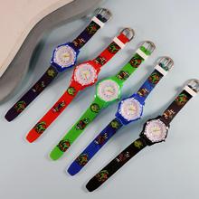 新款 儿童刻度圆盘卡通硅胶手表小学生男生女生生日礼物活动奖品
