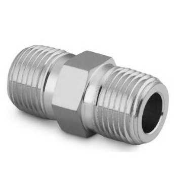 世伟洛克SS-4-HN不锈钢螺纹管接头六角外螺纹接头1/4in.NPT外螺纹