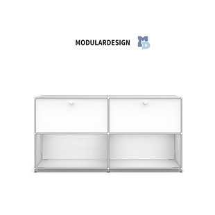 USM柜陈列饰品展示架定制不锈钢拼装组装柜家用商用餐边柜MD-008-阿里巴巴