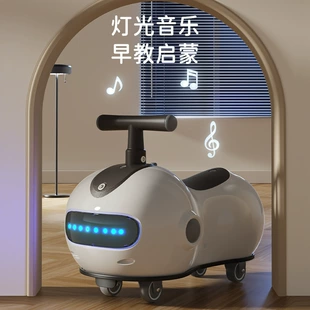 Детская машинка-качалка с рулём колёса 360° защита от опрокидывания можно сидеть