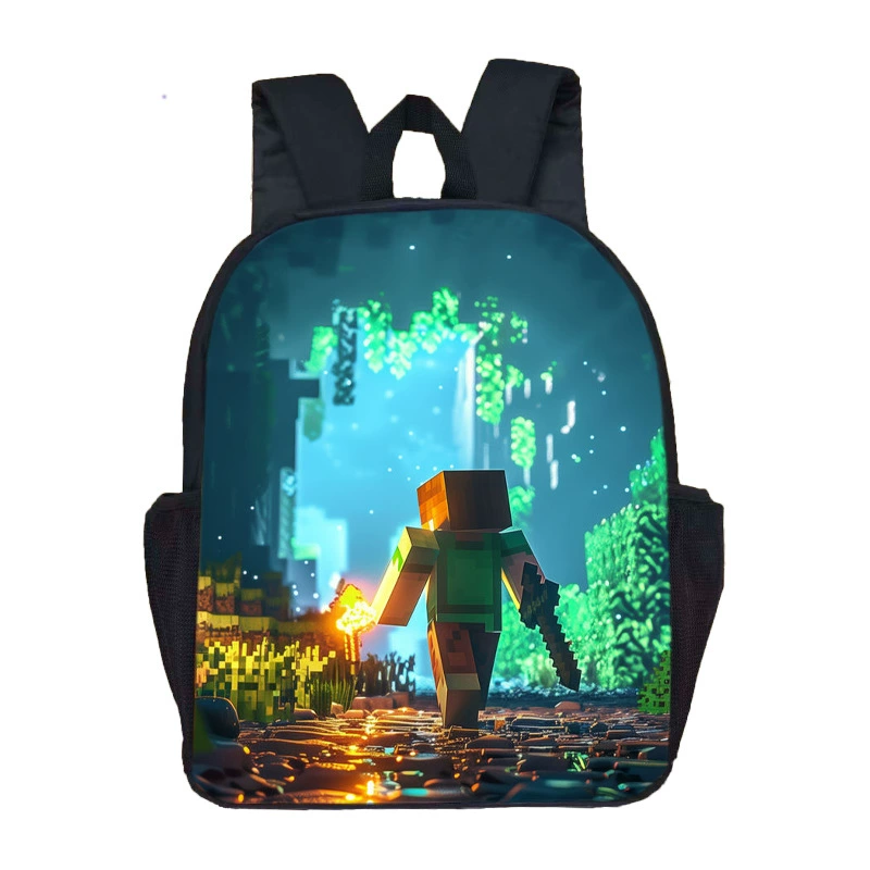 Новый школьный рюкзак Minecraft с принтом, ранняя школьная сумка, единый оснащенный набор, оптовая продажа