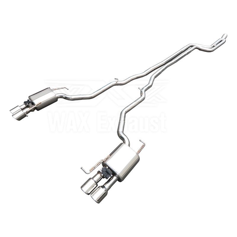 Suitable for Bmw 5 Series F18 F10 530 535 2010-2016 Stainless Steel Valve Mid-Section and Tail-Section Exhaust Pipes
