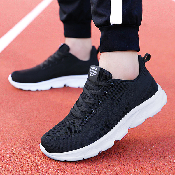 Breathable lightweight non-slip casual running sneakers flat
