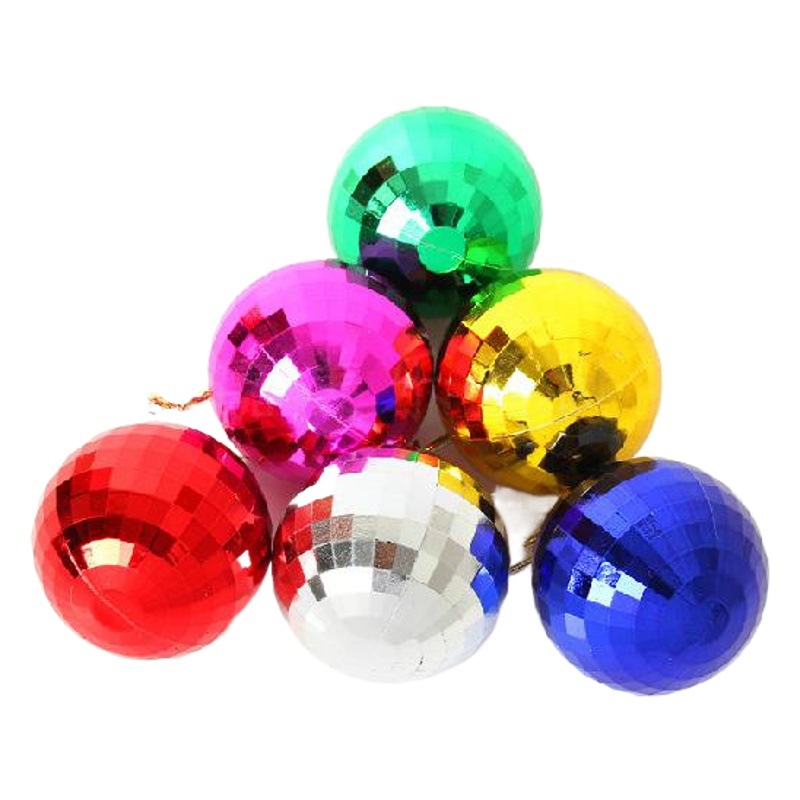 Bola de espejo bola cuadrada de Navidad de 3cm a 10cm de diámetro árbol de Navidad pieza colgante BOLA DE Navidad Bola de galvanoplastia