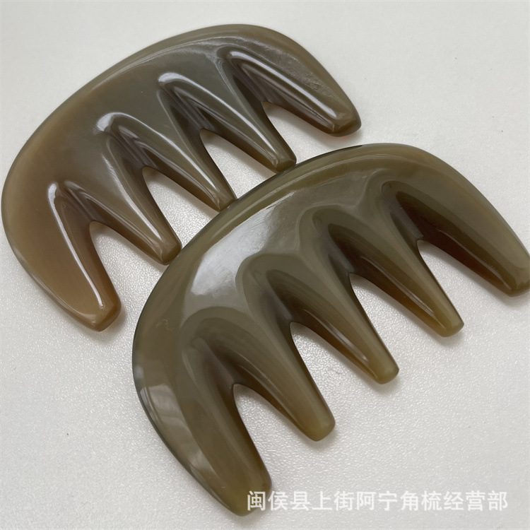 Horn Comb Five Teeth Meridian Massage Comb Wuzhi Shu Head Scalp Care Beauty Salon Tool key features