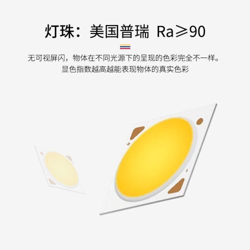 Track high-end spotlight Track spotlight Purui store track light surface mounted track light led spotlight COB Zhongshan