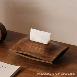 浮雕木制纸巾盒家用客厅茶几抽纸盒洗脸巾收纳盒餐巾纸纸巾盒