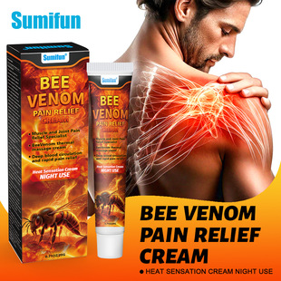sumifun Cross-border Special for Bee Venom Thermal Massage Cream Neck, Shoulder, Waist and Legs, Relusive and Activating Cream, Taogu Cream k10311