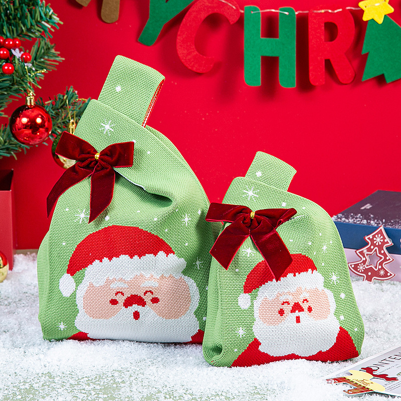 2025新年礼物袋儿童平安夜小礼品袋送员工伴手礼包装袋苹果袋