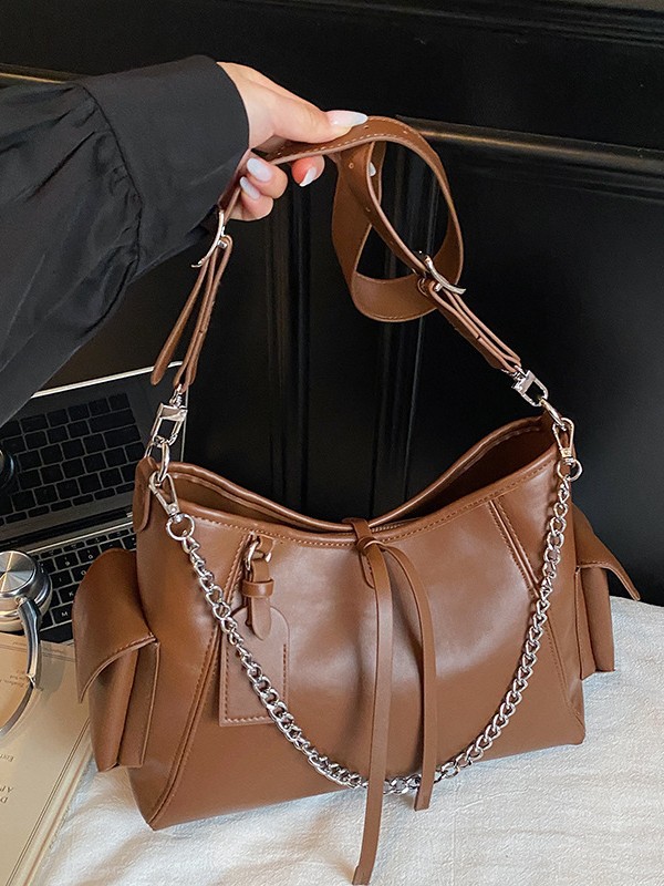Bolso de lujo ligero de cadena de hombro bolso de brazo de venta caliente nuevo nicho coreano de textura alta bolsa de mochila