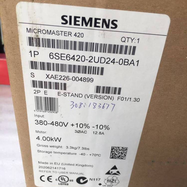 西门子MM440变频器6SE6 440 6SE6440-2UD31-5DA1/5DB1/8DA1